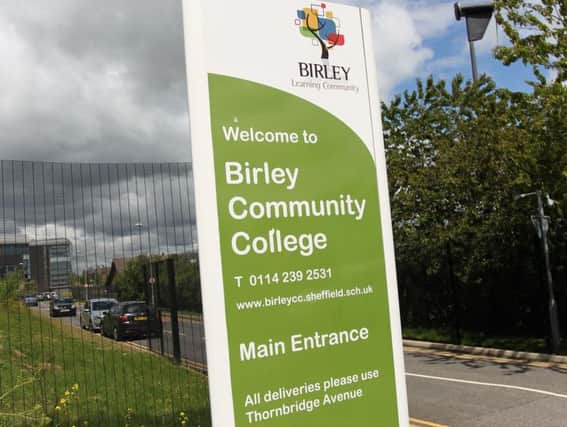 Birley Community College in south-east Sheffield