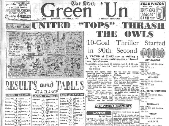 The Green 'Un's coverage of the "10 goal thriller"
