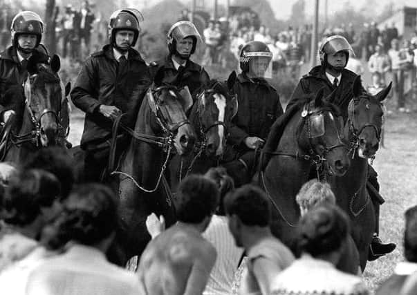 Police officers at Orgreave