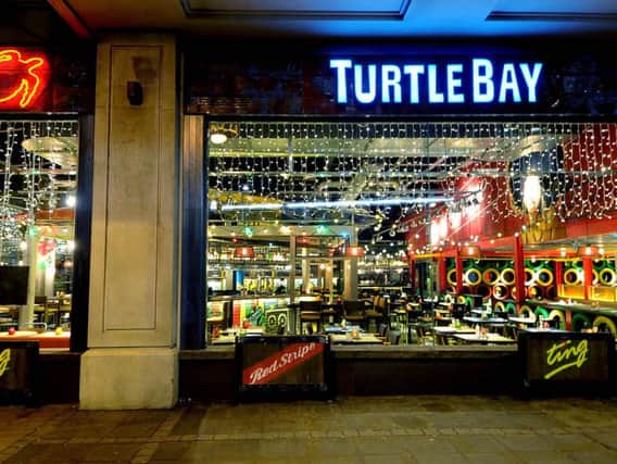 A Turtle Bay restaurant in Leeds