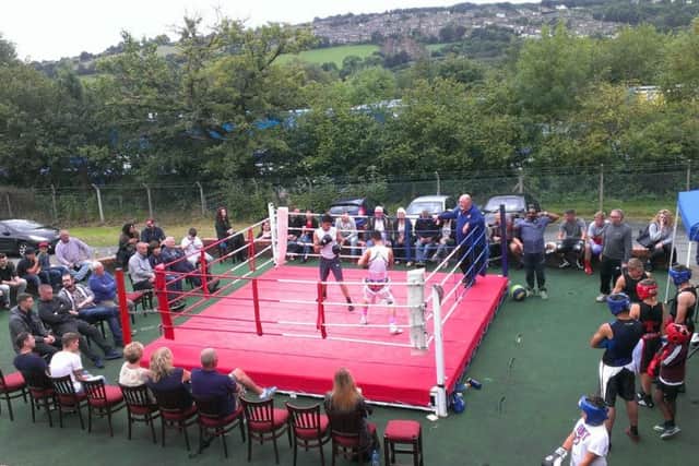 Outdoor ring at Dronfield S18 gym