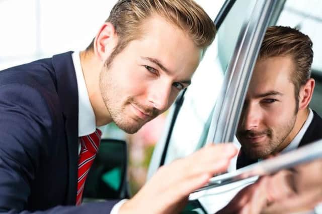 Car salesmeb unstrusted