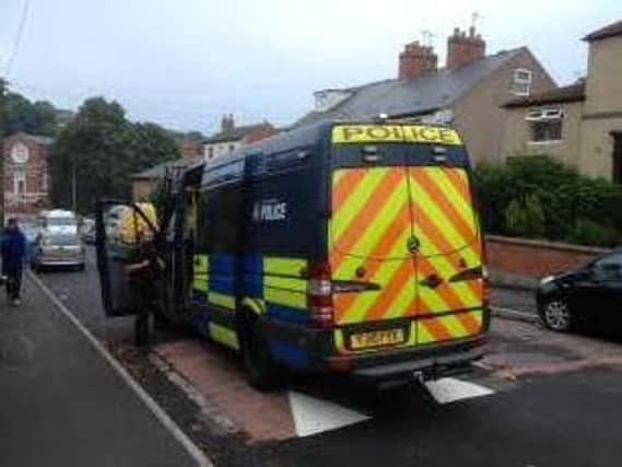 Police carried out raids in Burngreave and Pitsmoor yesterday