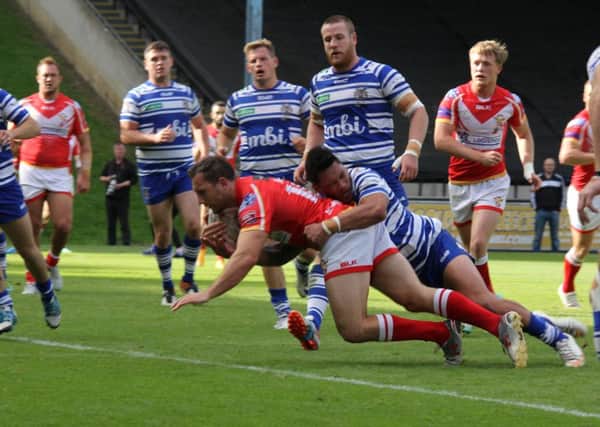 Sheffield Eagles action shot by Simon Hall