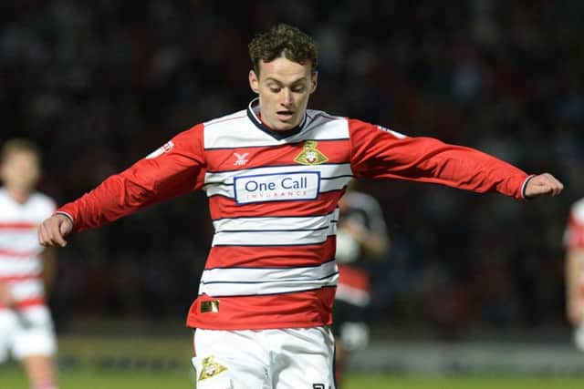Liam Mandeville was on target for Doncaster Rovers against Derby