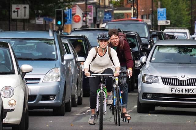 Cycle commuting in Sheffield: Beating the traffic jams on Ecclesall Road