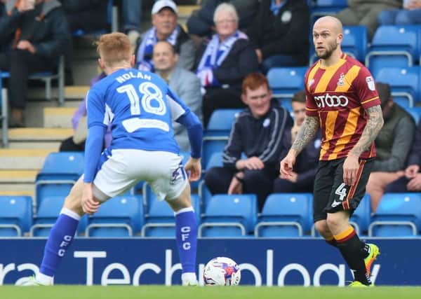 Nicky Law takes on hometown team Chesterfield (Pic: Thomas Gadd)