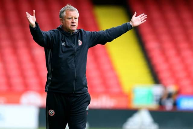 Chris Wilder, the Sheffield United manager, is bemused by some recent changes. Pic Simon Bellis/Sportimage