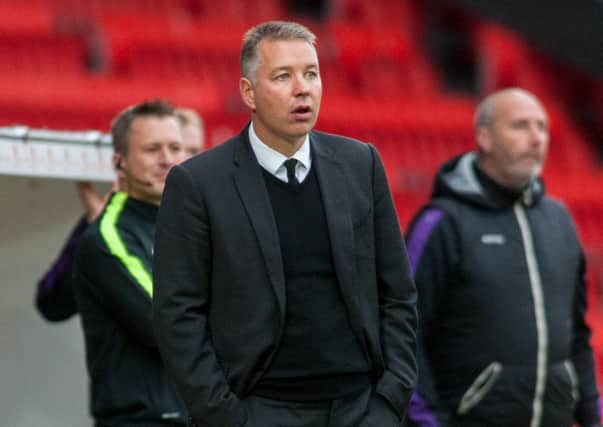 Doncaster Rovers manager Darren Ferguson on the touchline at the Barnet match. Photo:Dean Atkins