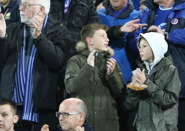 Chesterfield FC v Accrington Stanley, fans gallery