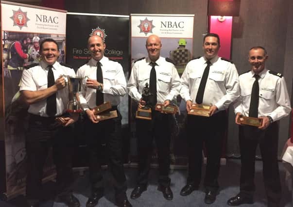 Central White Watch from Sheffield were awarded first place in the UK finals of the Breathing Apparatus (BA) challenge