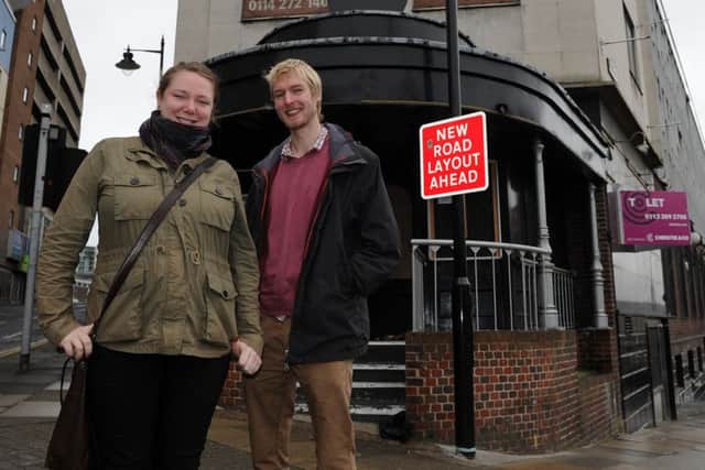 Kate Major and Chris Bamford outside the Boardwalk which they are looking to revive. Picture: Andrew Roe
