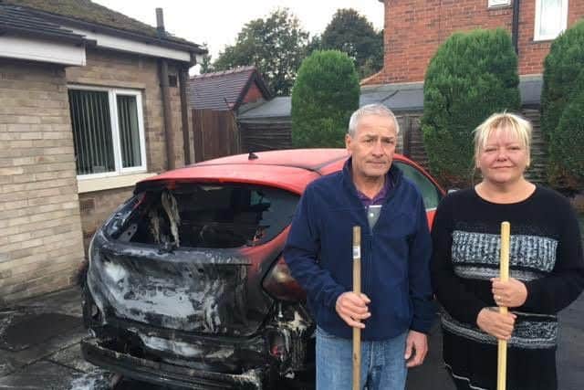 Steve and Susan had their car destroyed