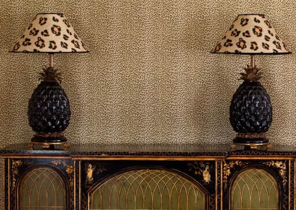 The Wild Card wallpaper, available from houseofhackney.com. Picture: PA Photo/Handout.