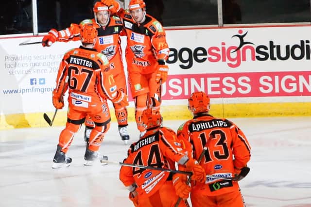 More of this required: Steelers score against Devils. Pic: Lesley Pickersgill
