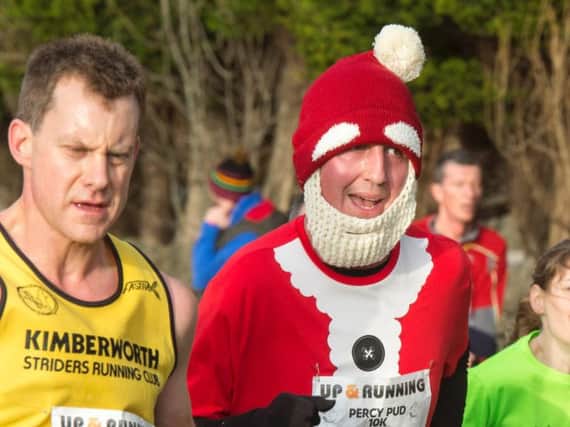 For many participants the Percy Pud 10k marks the start of Christmas festivities