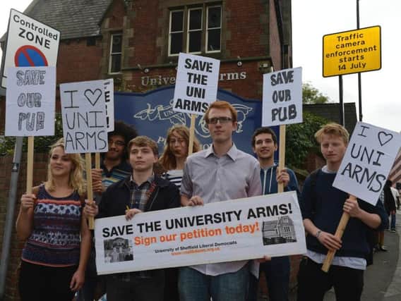 Campaigners fight to save The University Arms.
