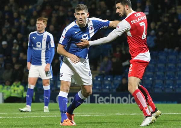 Chesterfield FC v Fleetwood Town, Ched Evans