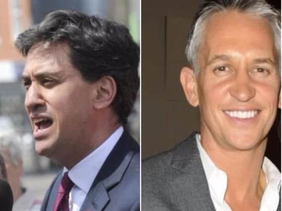 Ed Miliband has waded into the debate about Gary Lineker's views on the Syrian refugee crisis