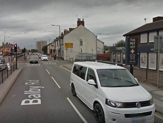 The collision took place in Balby Road on Saturday, October 15.