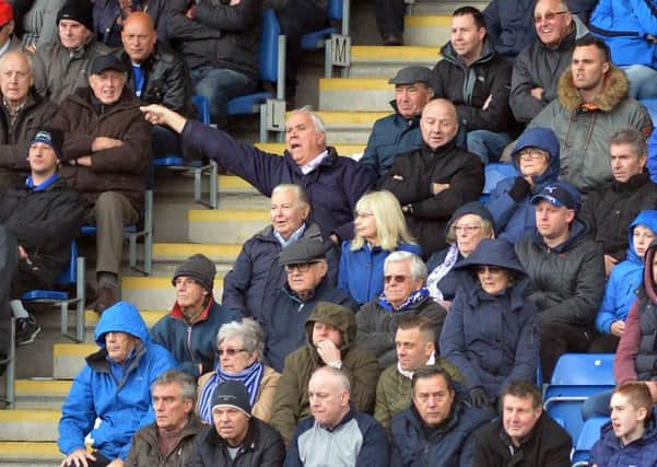Chesterfield v Scunthorpe United. Fans Gallery.