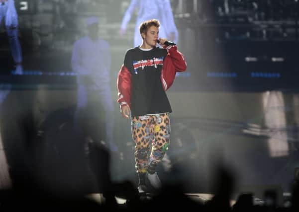 Justin Bieber at Sheffield Arena. Picture: Glenn Ashley.