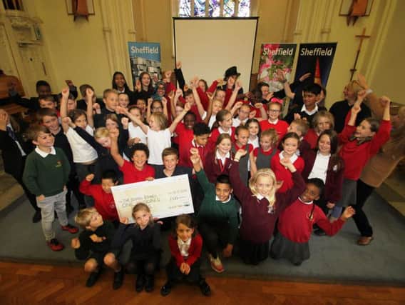 Sheffield school pupils celebrate 10 years of the Every Child Matters survey.