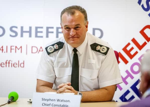 Chief Constable Stephen Watson South Yorkshire Police