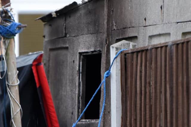 A boy died in a ashed fire in Doncaster last night