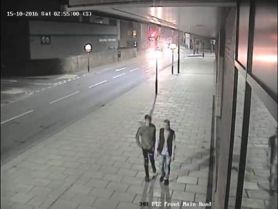 Do you know these men? Police would like to speak to them about the attack
