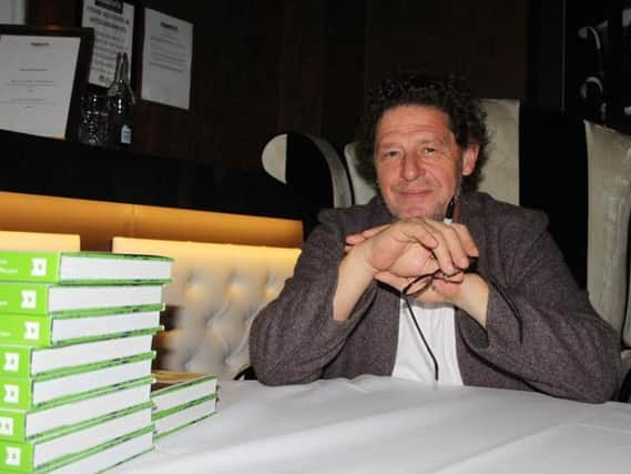 Marco Pierre White was in Sheffield on Saturday night to launch his latest book