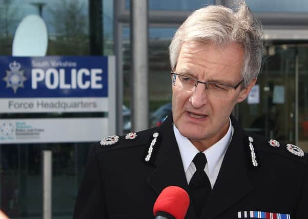 Suspended chief constable David Crompton