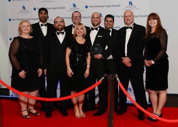 The team of Barnsley-based law firm MKB