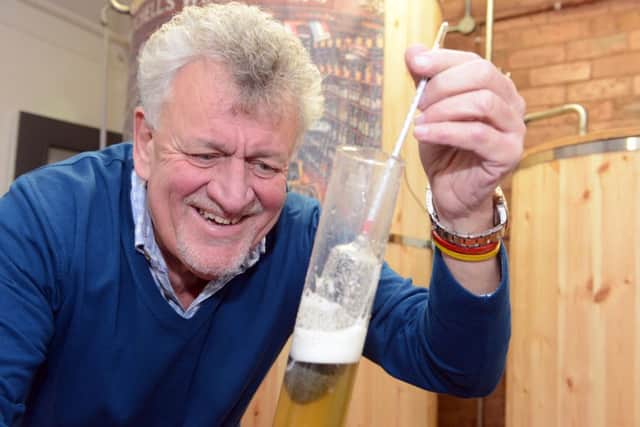 Mitchells Wine  opened their very own hop house micro brewery pictured is John Mitchell