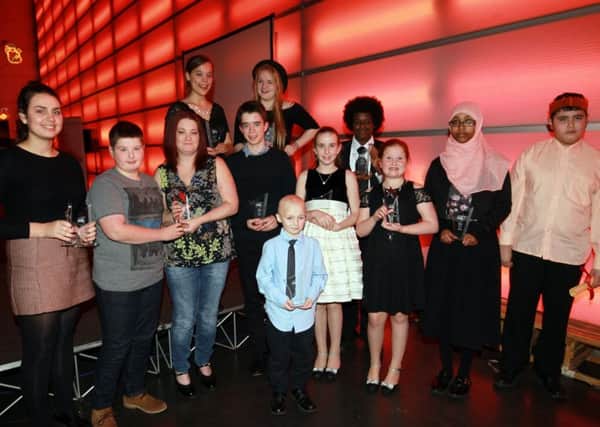 The Star's Sheffield Superkids Awards 2015 held at Magna Science Adventure Centre in Rotherham. Pictured are all the award winners from the night.