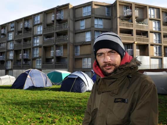 Steve Storer has been sleeping on Sheffield's streets for seven months