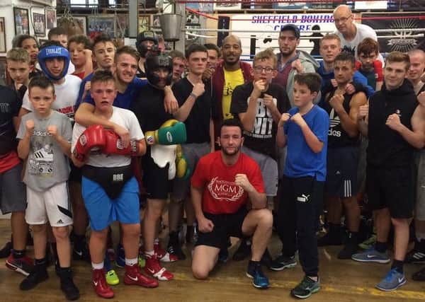 Sheffield Boxing Centre are all behind Sam Sheedy