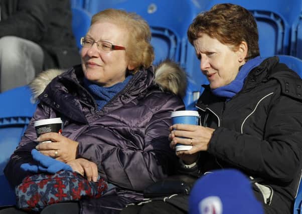 Picture by Lawrence Smith/AHPIX.com. Football, Emirates FA Cup; FA Cup; Emirates
Colchester United v Chesterfield FC; 05/11/2016 KO 1500;  
Weston Homes Community Stadium;
copyright picture;Howard Roe/AHPIX.com
Its tea drinking weather at Colchester
