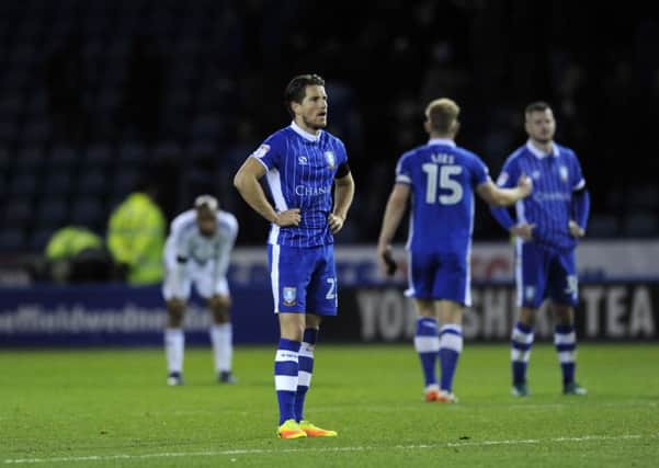 Look of defeat from Owls' Sam Hutchinson
