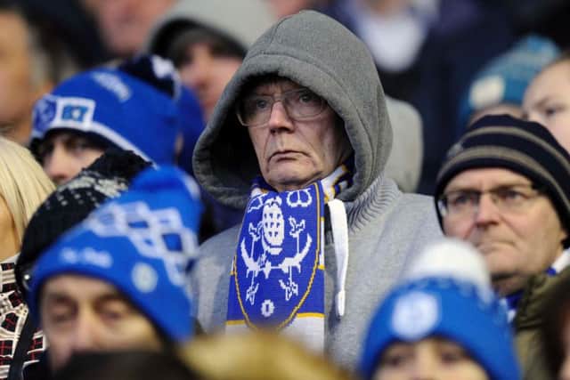 There were quite a few sad-looking faces at Hillsborough on Saturday