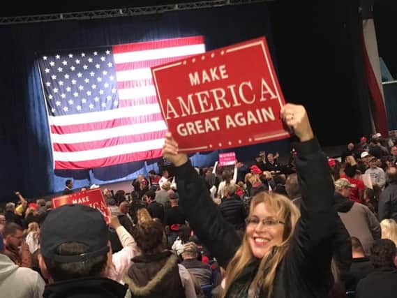 Thousands of Trump supporters attended the rally