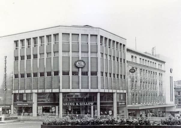 Waring & Gillow Furniture Store (in the former premises of Peter Robinson Limited) and C & A Modes, High Street, Sheffield - 1988