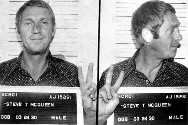 Rebel without a pause: Steve McQueen mug shots