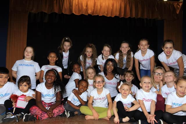 Members of Rochelle Barrett's DNA Dance Centre class.