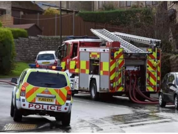 Scene of Sheffield double death house blaze