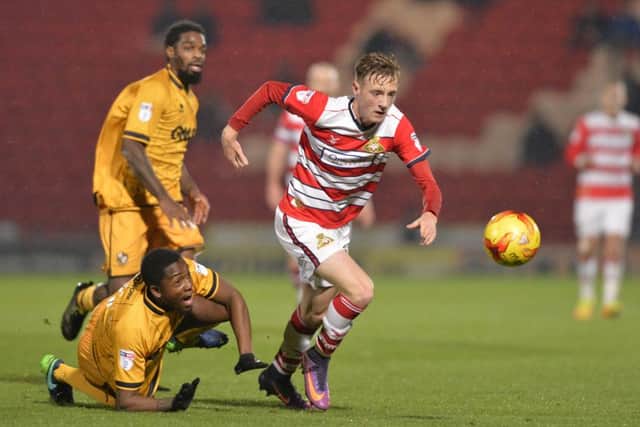 Alfie Beestin goes clear of Calvin Macintosh. Picture Bruce Rollinson