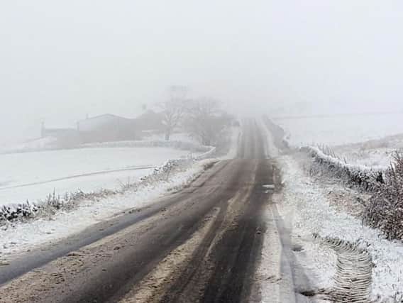 Snow has fallen in South Yorkshire overnight and this morning - PA/ Dave Higgens