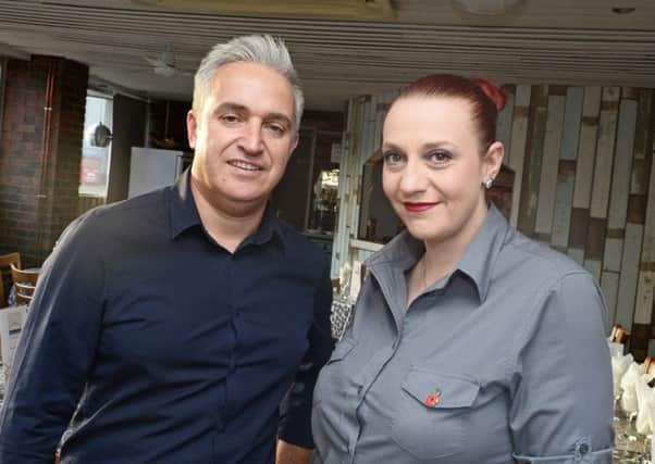 Paulo Amaral, joint owner, pictured in the restaurant with manager Helena Butterworth. Pictue: Marie Caley