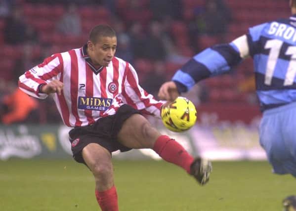 Curtis Woodhouse in his days at Sheffield United