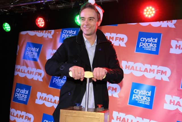 Crystal Peaks Shopping Centre Christmas lights switch on 2016. Coronation Street star Jack P Shepherd who plays Corrie's David Platt turned on this years lights. Picture: Chris Etchells